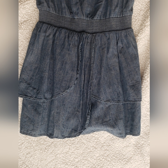 7 for all mankind denim wrap dress county y2k size womens XS - Picture 2 of 3